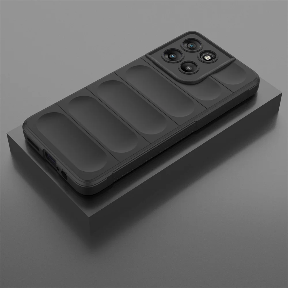 Enhanced Airbag Cushion Rubber Back Case with Rugged Armor Silicone Protection