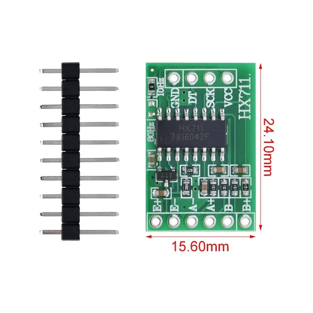 4pcs 50kg Load Cell with HX711 amplifier 2