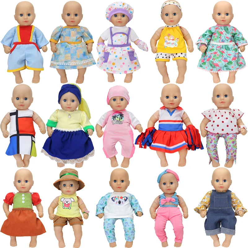 Details about   1set 43 cm doll clothes baby dolls clothes cartoon clothes for kid's best gif Ha 