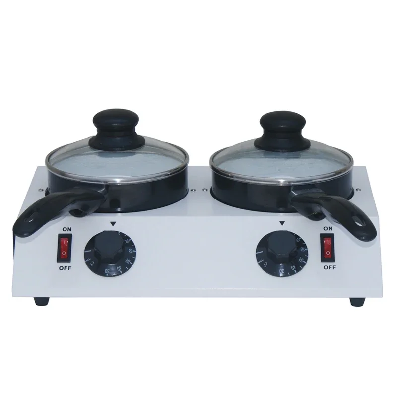 Aluminum Non-Stick Pan Two-Cylinder Chocolate Melting Furnace Insulation Electric Heating Melting Machine