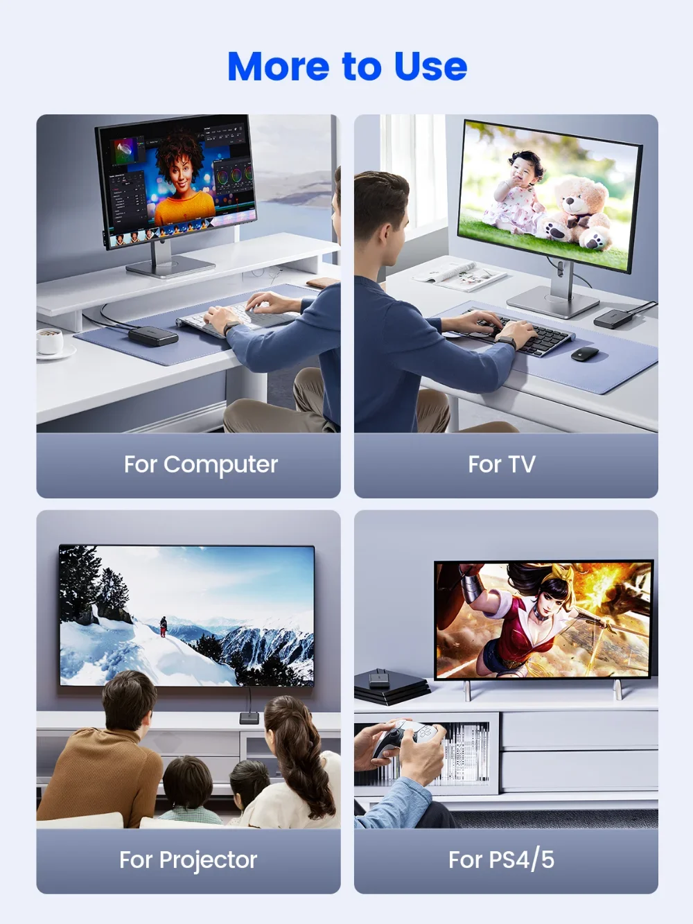 ORICO 2.5/3.5 인치 HDD 도킹 스테이션 Type-C 하드 드라이브 인클로저 SATA-USB3.0 USB CPC 케이스용 외장형 하드 드라이브 인클로저