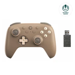 Enhanced Gaming Experience: 8BitDo Ultimate 2C Wireless Controller with Hall Effect Technology (Brown)