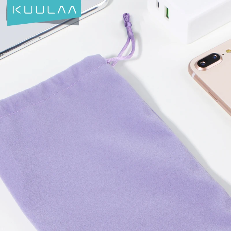 Power bank case KUULAA power bank case phone pouch for iPhone Samsung Xiaomi Huawei waterproof powerbank storage bag mobile phone accessories