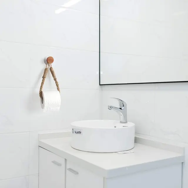 Porte-papier hygiénique en corde de chanvre, sans poinçonnage, support de rangement mural pour rouleau de papier, accessoires de salle de bains, offre spéciale 3
