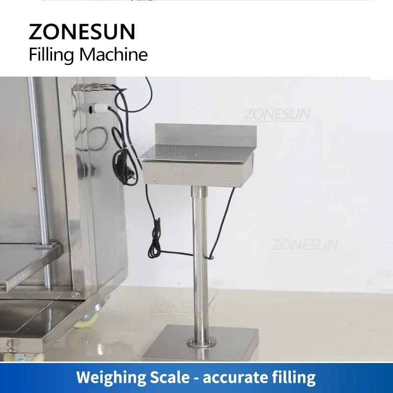 ZONESUN Powder Filling Weighing Machine Semi Automatic Wheat Flour Spice Packaging Auger Filler Protein Bottle Jar Quantitative