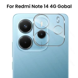 Premium 3D Curved Glass Camera Lens Protector with Case-Friendly Design - 3 Pack for Transparent-3Pcs (RedmiNote14 4G)