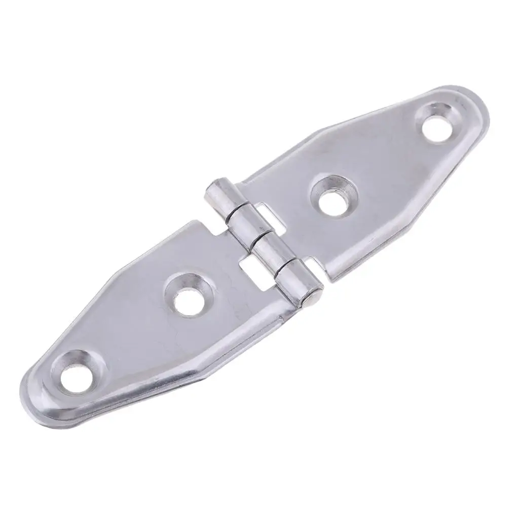 

Single Stainless Steel Marine Boat Door Cabin Stamp Strap Hinge 1.25"x4"