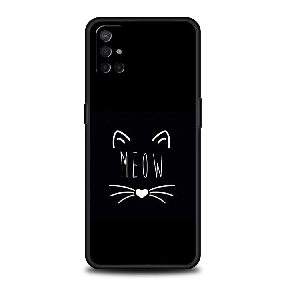 Charming Cat Design Fun Phone Case - Soft Cover