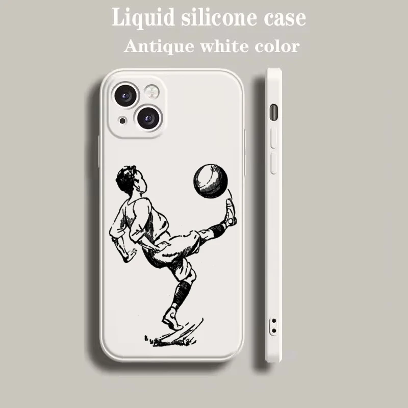Luxury Silicone Football Phone Case - Premium Sport Design Cover
