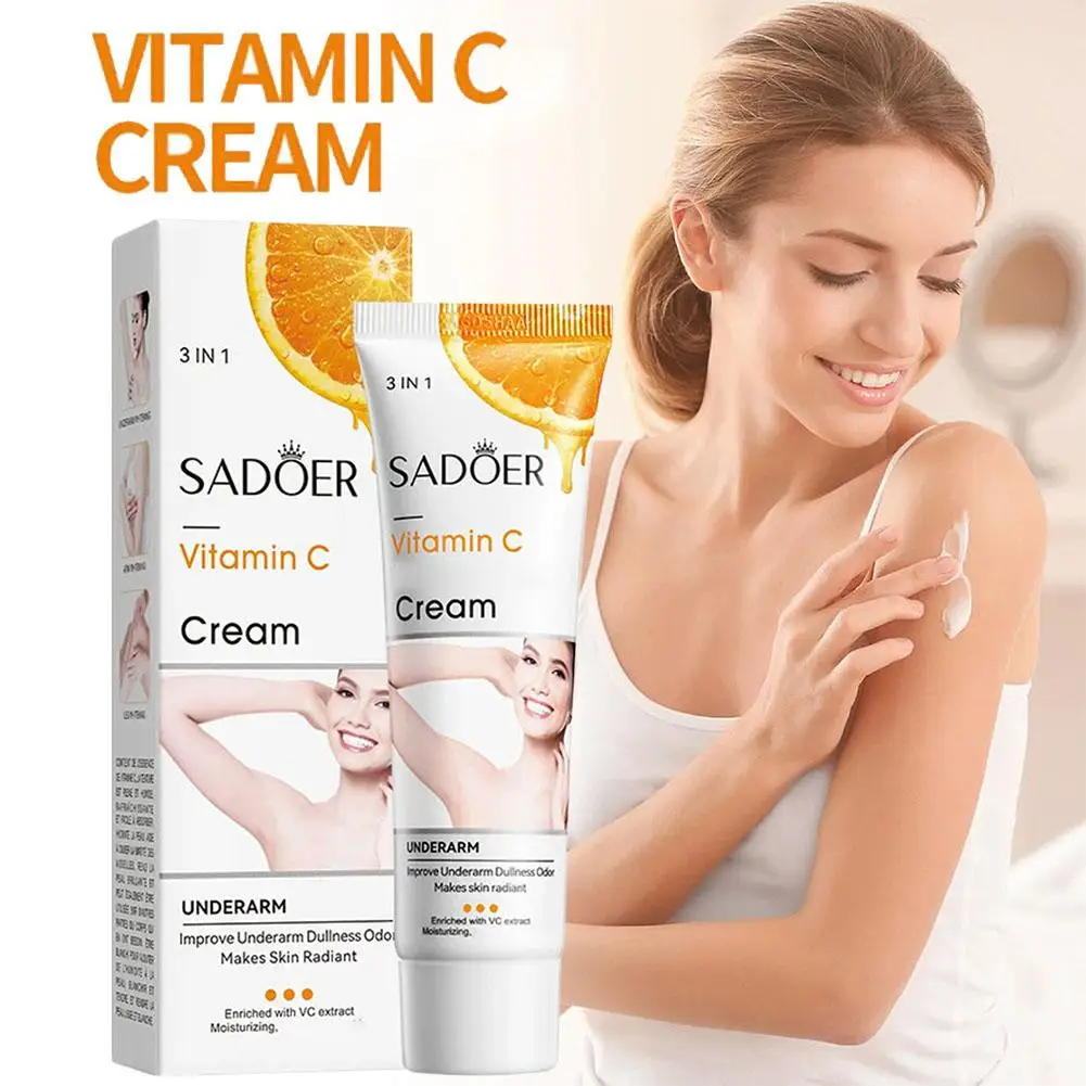 Crème éclaircissante aisselles à la niacinamide hydratante_voghion.com