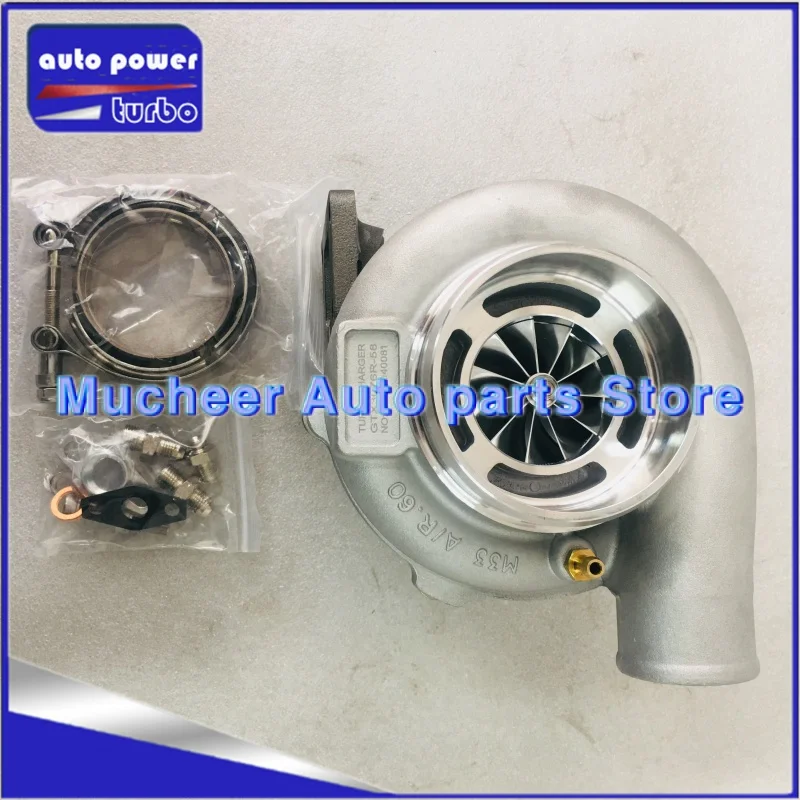 Racing Turbo Gtx3076R Gt3076R Ruota Billetta Con Doppio Cuscinetto A Sfera 1.8L-3.0L 400-750Hp Comp Ar.63