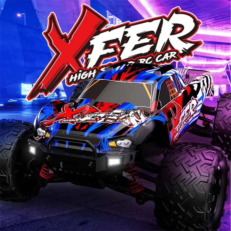 50KM/H Off Road High-Speed Remote Control Truck Vehicle 1:16 Scale 2.4G 4WD Waterproof All Terrain Drift RC Truck Car Model Toy 4