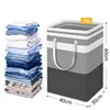 New Waterproof Fabric Laundry Basket Simple Clothes Sundries Storage Box Foldable Bag Large Capacity Laundry Basket 2