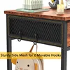 Computer Desk with 2 Fabric Drawers, 36 Inch Small Home Office Writing Desk, Vanity Desk with Hooks, Simple Study Desk 5