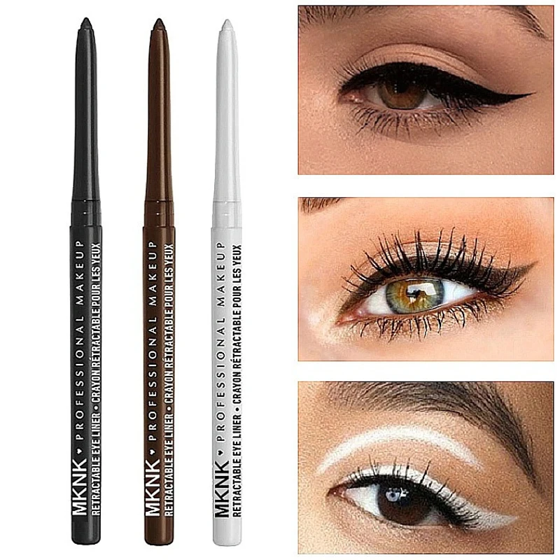 Wasserdichter Schwarzer Eyeliner Stift Langhaftend Wischfest_voghion.com