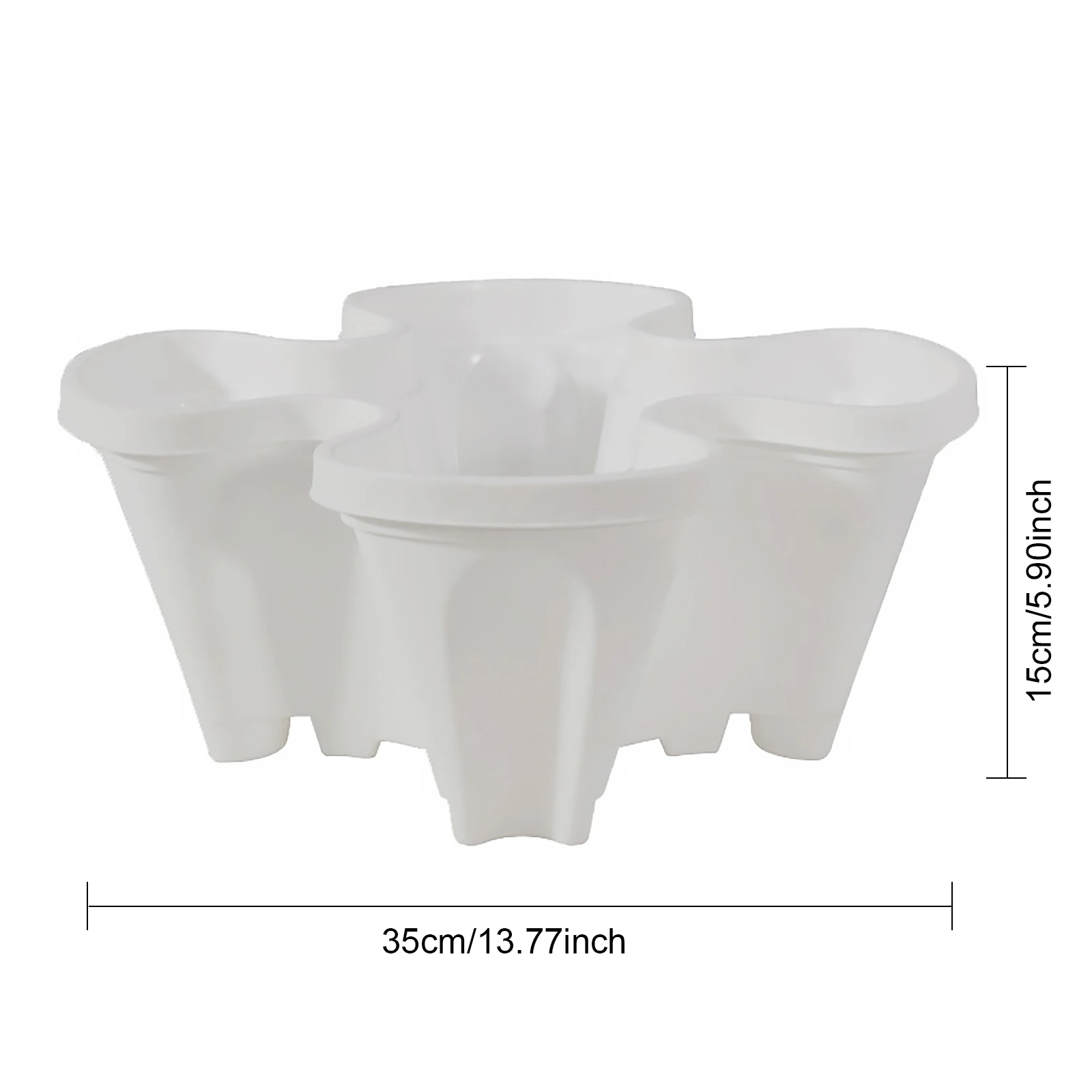 Stackable Vertical Planter Planting Nursery Pots for Garden Strawberry