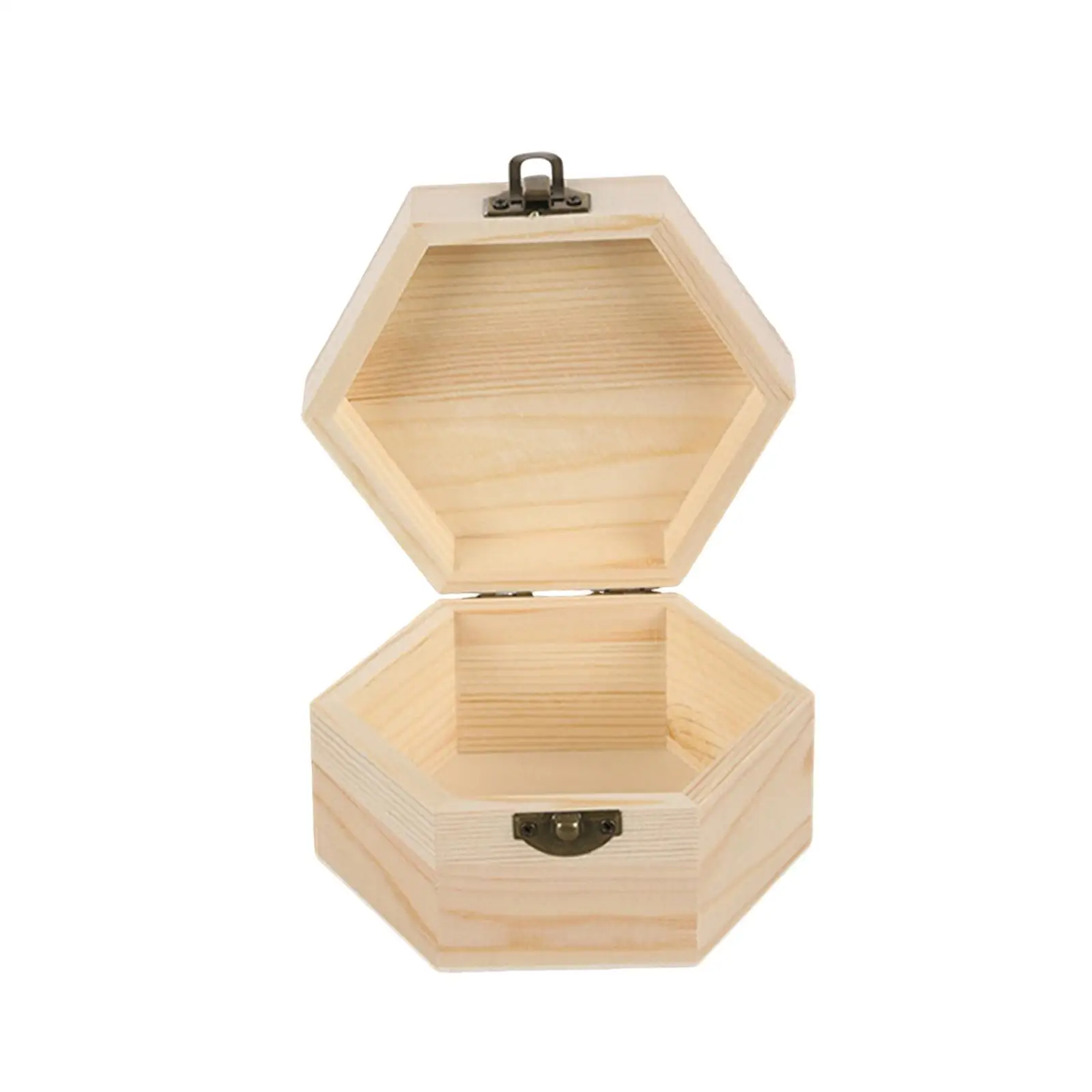 Hexagonal Jewelry Organizer Box Jewelry Display Case for Necklaces