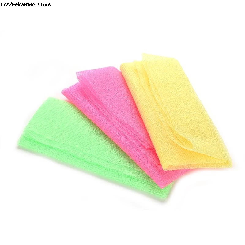 ZLinKJ Hot Body Nylon Exfoliating Bath Shower Cleaning Washing Scrubbing Cloth Towel Sponges Scrubbers Sanitary Ware Suite