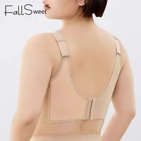 FallSweet 4 pièces/ensemble soutiens-gorge Push Up sans fil pour femmes sans couture grande taille Bralette sous-vêtements confort respirant Invisible Lingerie 4