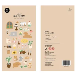 Korean Suatelier Fresh Flower Cartoon Stickers for Scrapbooking and Journaling (Small happiness)