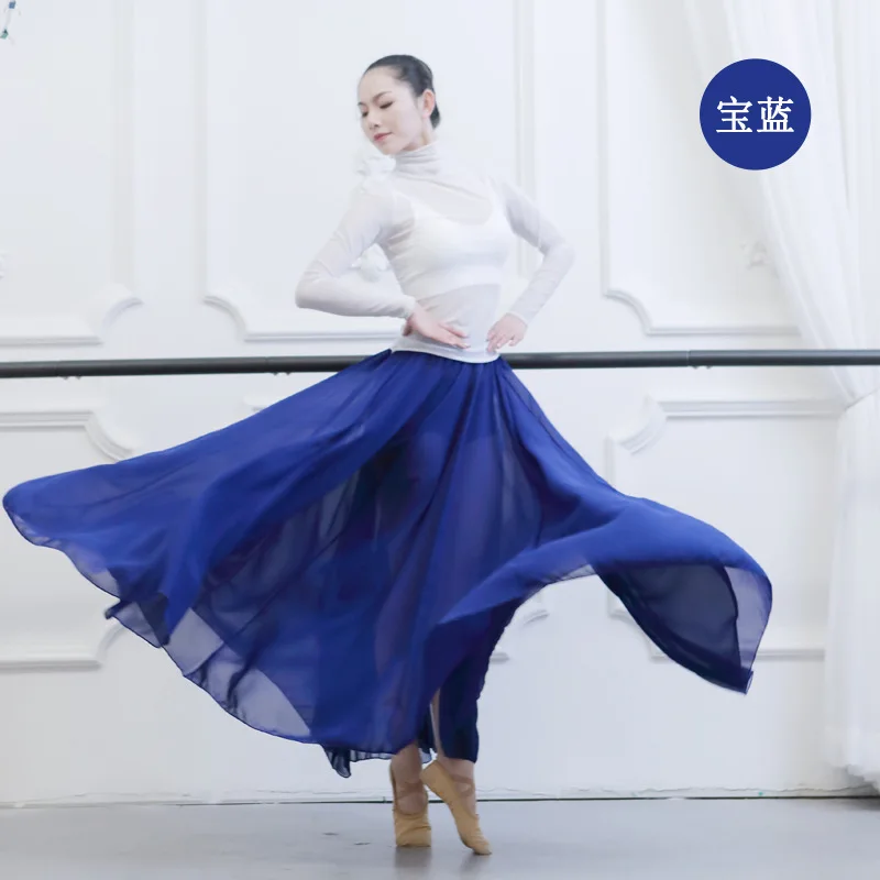 Jupe Longue En Mousseline De Soie Pour Danse Du Ventre Pour