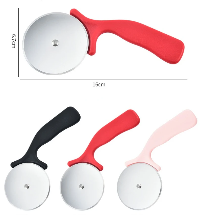 Stainless Steel Pizza Cutters Pastry Roller Cutter Pizza Knife Cookie Cake Roller Wheel Scissor Bakeware Kitchen Accessories