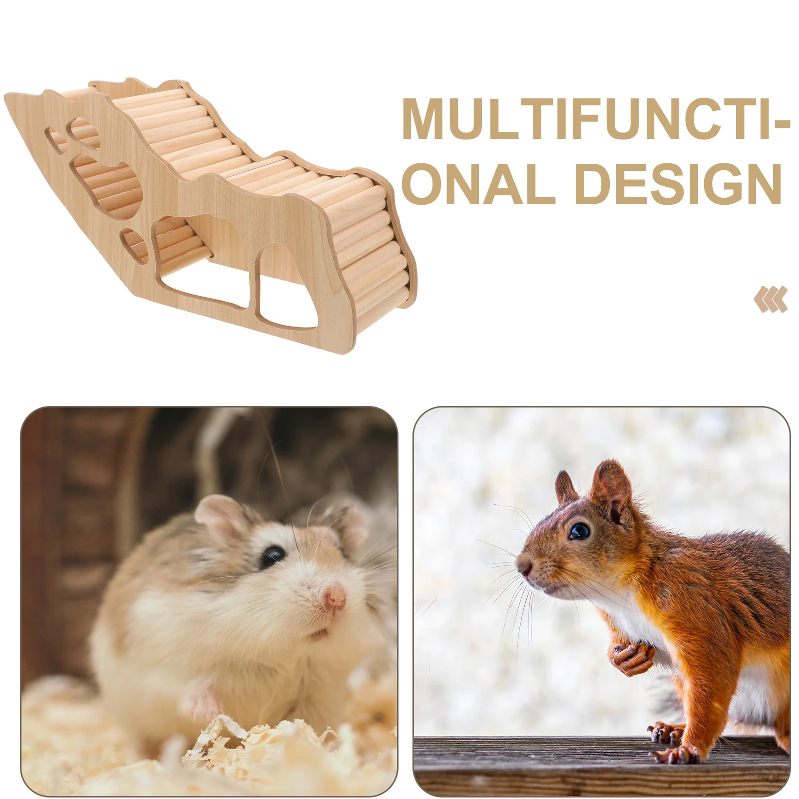 Hamster Tunnel Rat Wood Hideout Small House Wooden Guinea Pig Houses Hideouts Household Squirrel Tiny Homes