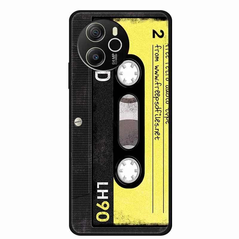 Black Silicone Soft Back Protective Case Cover