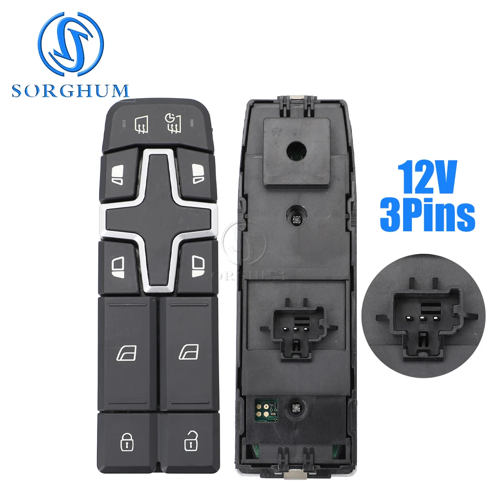 SORGHUM For Volvo Trucks FM9 FM11 FM12 FM13 FH12 Door Driver Side Control Panel Control Electric Power Window Switch 22154235
