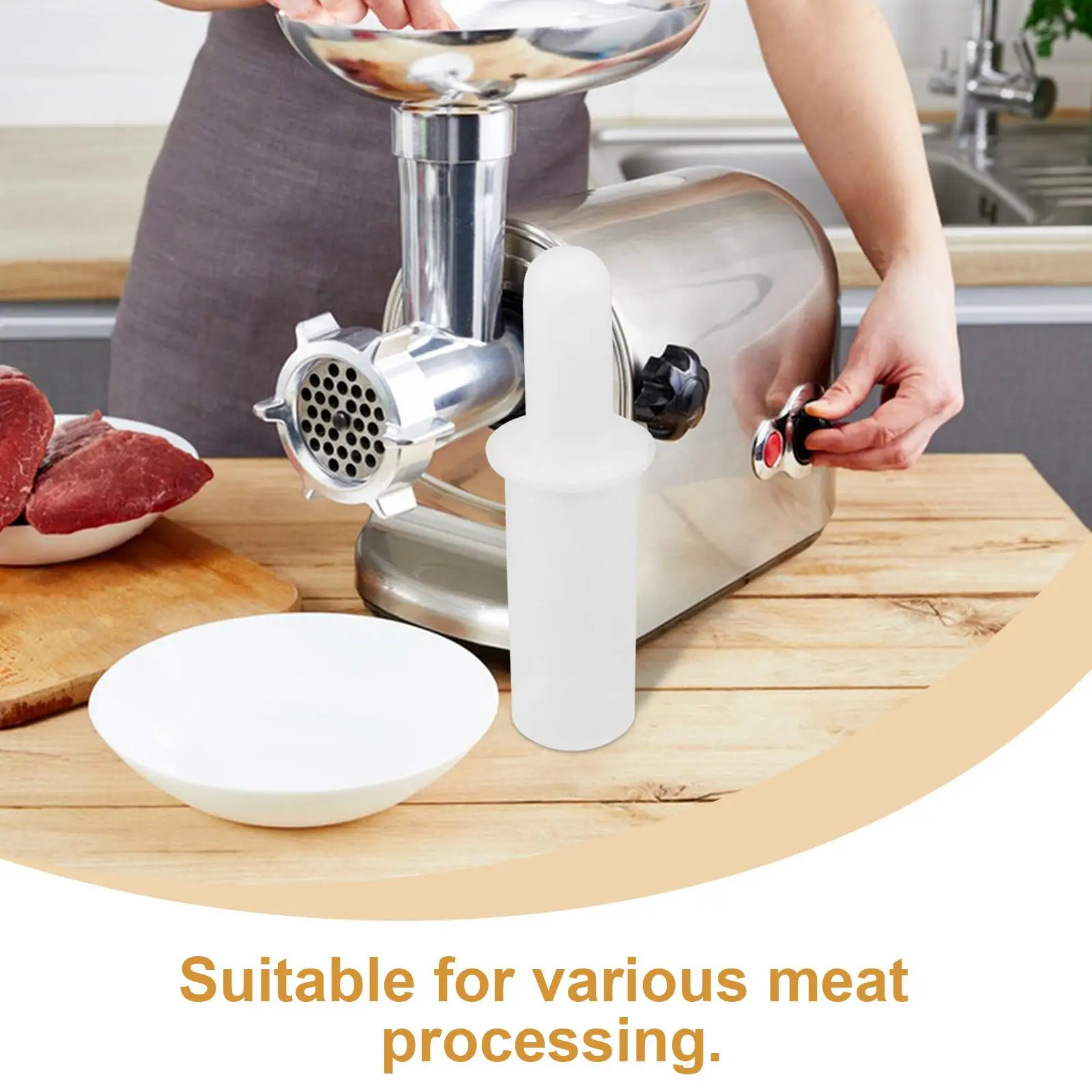 Meat Grinder Cutting Rod Chopper Vegetable Cutter Spice Feeding Hand Crank Plastic Blade Complementary