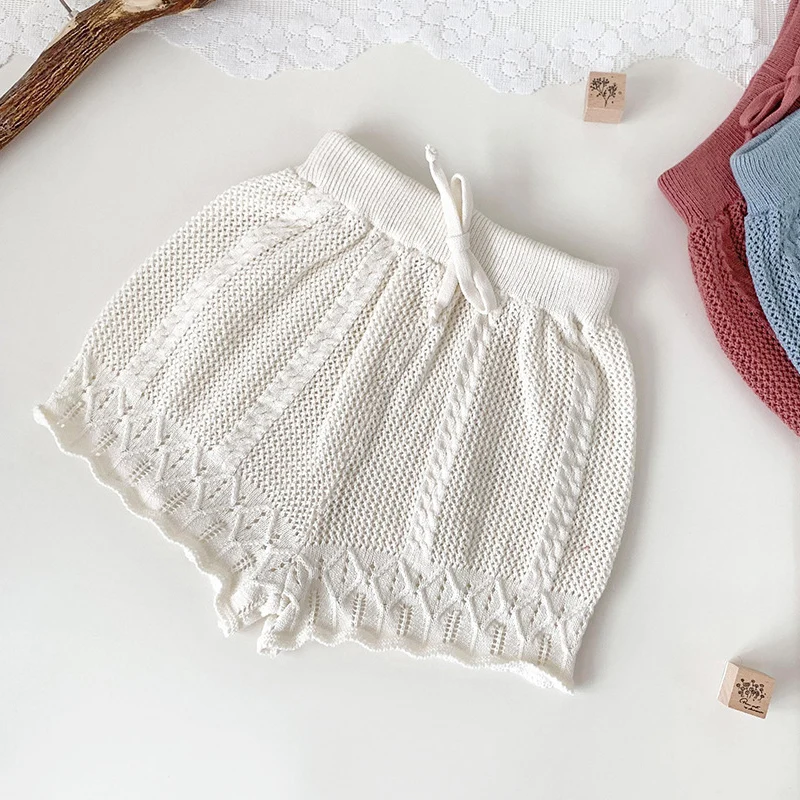 0-5Yrs Spring Kids PP Shorts Baby Boys Girls Knit Short Children's Clothing Casual Shorts