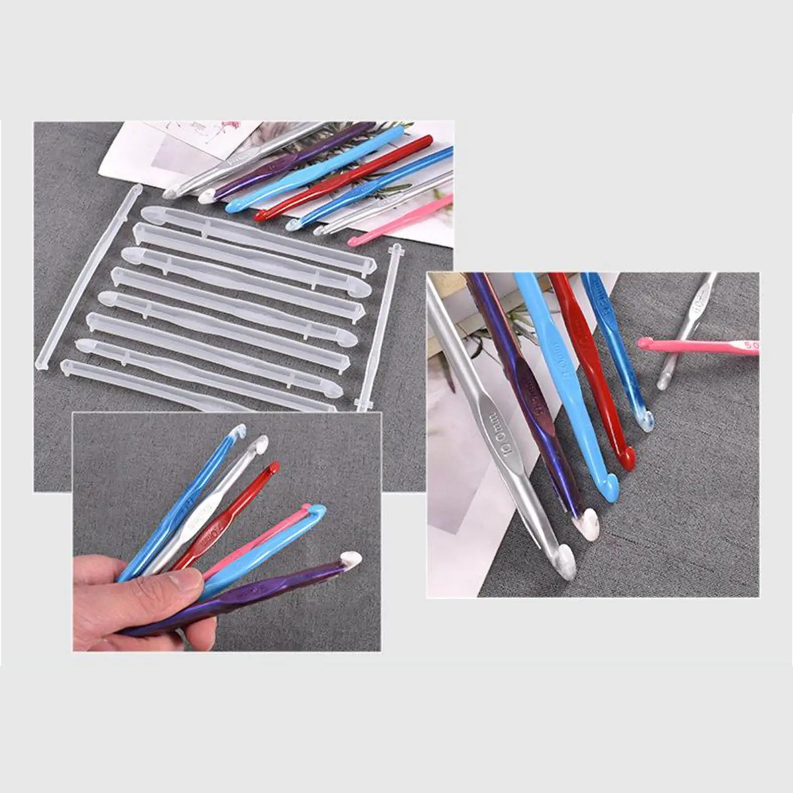 Soft Resin Silicone Crochet Hooks for crafts Arthritic Hand Sewing -  AliExpress