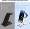 3 in 1 Wireless Charger Station Foldable Stand for MagSafe,Portable Magnetic Power Bank for Apple Watch iPhone 16/15/14/13/12 5