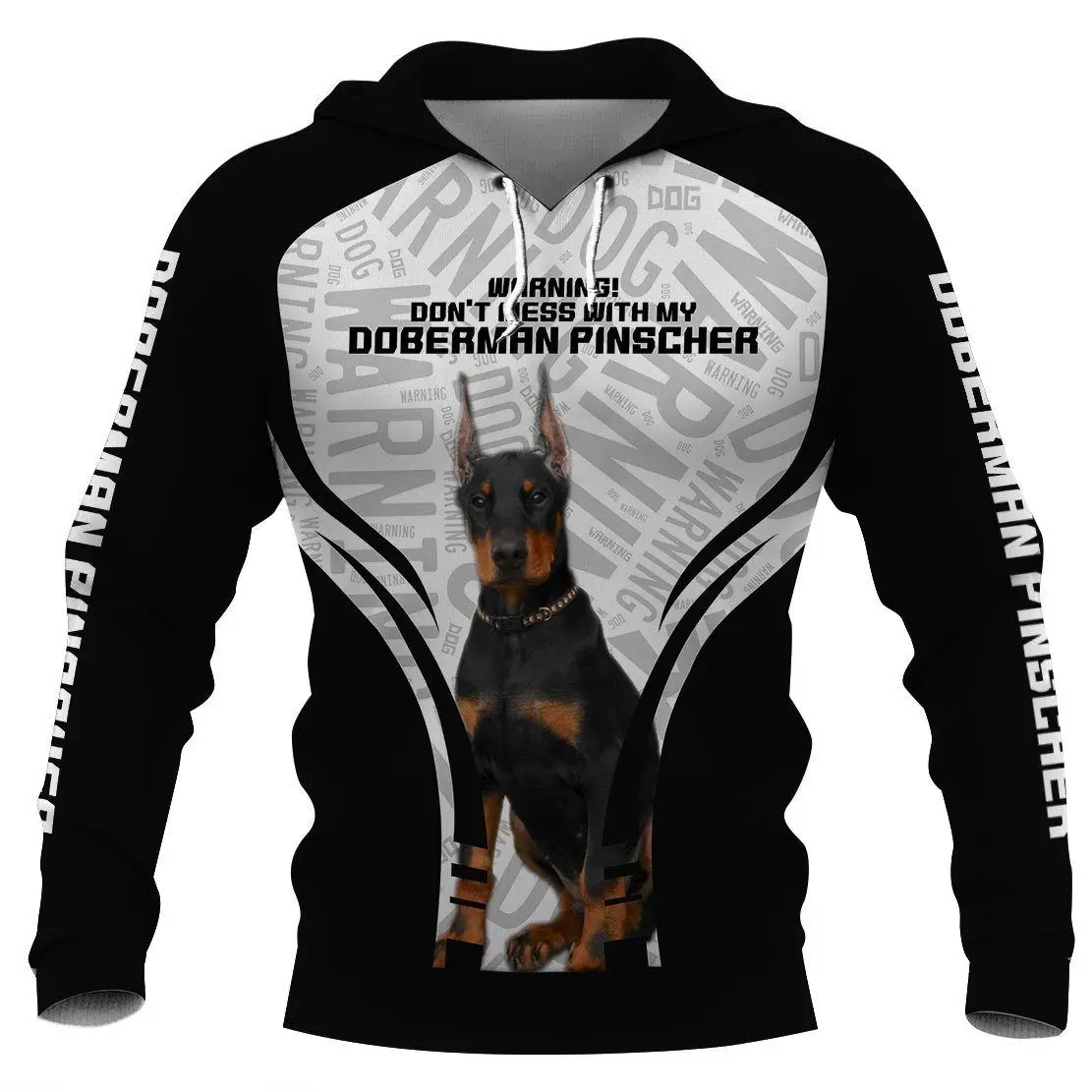 thumbnail image 1 of Sudadera con capucha con estampado 3D de Pitbull, rottweiler, bóxer y teckel para mujer y hombre, chándal de calle, regalo de amor para perros, 1 of 5