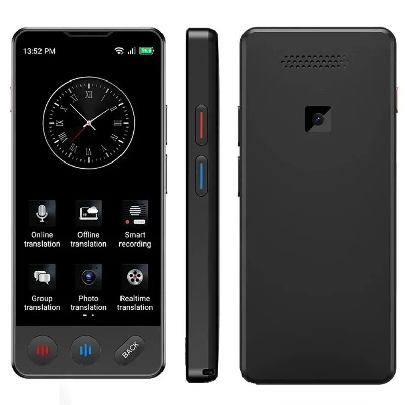 F13 Translator Intelligent AI ChatGPT Voice Assistant Accurate Translation Supports 140 Languages Offline Photo Recording