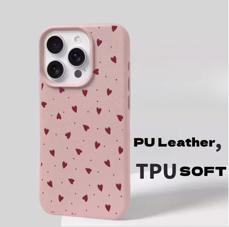 Love Heart Protective Phone Case - Stylish and Durable Cover