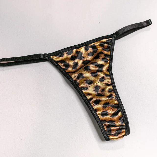 Leopard Print Lace Patchwork Lingerie Set 6
