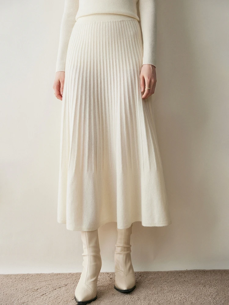 Cashmere Skirt Versatile