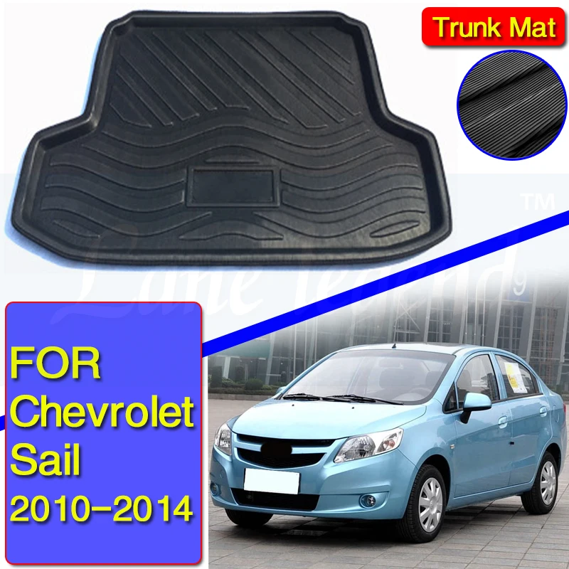 

Специальный поднос для багажника для Chevrolet Sail 2010-2014, Автомобильный задний багажник, грузовой коврик, напольный лист, коврик, грязезащитная подкладка
