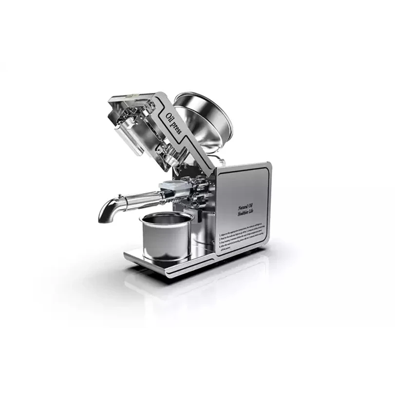 Oil Machine 7-11kg /H Automatic Cold Press High Speed Oil Extractor Extraction Temperature Control Peanut Coconut Oil Press 6