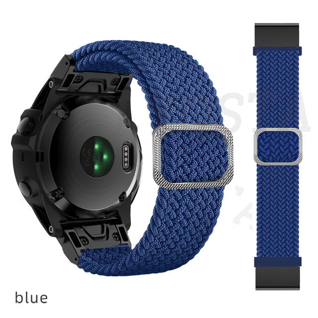 Smart Watch Band For Garmin Fenix 6 6Pro 5 5Plus 7 Descent Mk2S Easyfit Braided Strap For MARQ Series Watchband Accessories