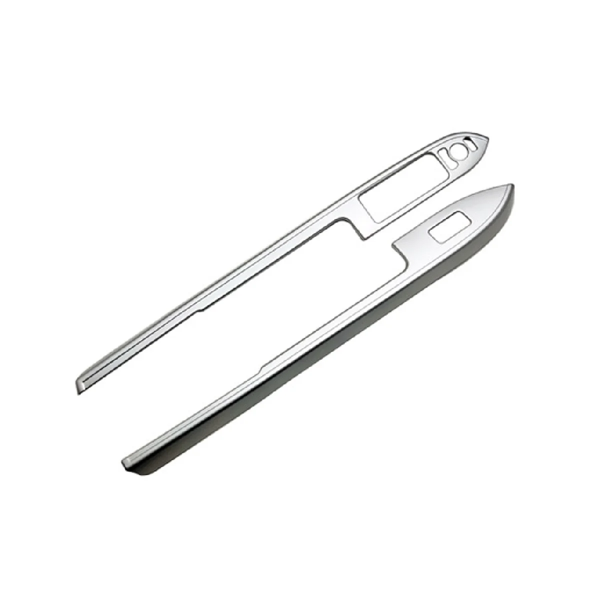 

Наклейка на панель переключателя для автомобильного стекла Daihatsu Knives 2022-2023, Серебристая Наклейка на дверь, подлокотник RHD