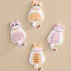 Creative Cute Cartoon Animal Cat Self-adhesive Hooks for Clothes Hat Scarf Key Holders Rack Home Decoration Wall Shlef Hanger 1