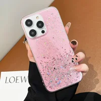 Luxury Bling Glitter Transparent Case For iPhone16 Pro Max 15 14 13 12 11 XR XS X 8 7 Plus mini SE2020 Shockproof Cases Cover 2