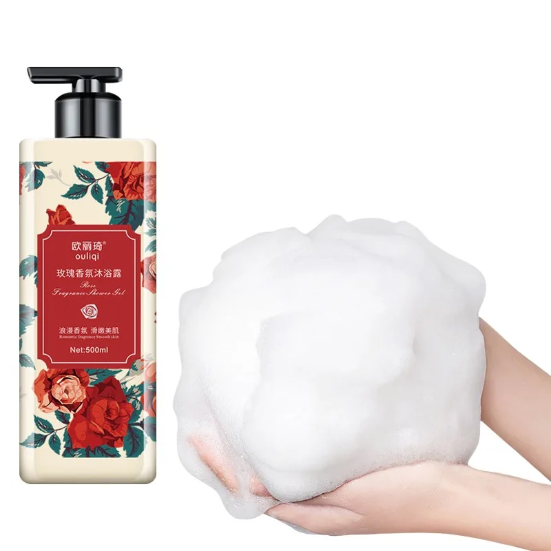 Rose Perfume Body Wash Whitening Shower Gel Long Lasting Fragrance Moisturizing Clean Skin Bath and Body Works