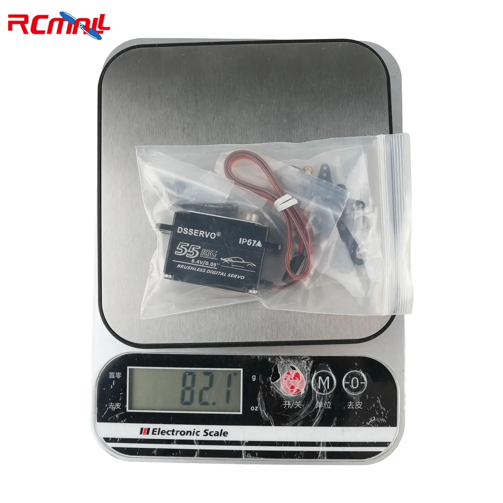 Servo numérique sans brosse 55KG Dsservo BLS4355 180/270° pour RC