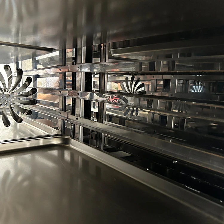 Professional Kitchen Equipment Electric 5 Trays Combi Steam Oven Hot Air Convection Bread Cake Steam Oven For Restaurant & Home 6