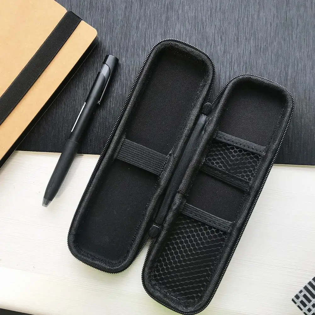 Pencil Cases Pen Storage Bag Stationery Box Office Students EVA Hard Shell Stylus Pens Pouch Earphone Mesh Storage Organizer Zipper Case School Supplies