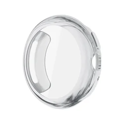 Full Coverage TPU Protective Shell Frame and Screen Protector for Watch 5 45mm (Silver)