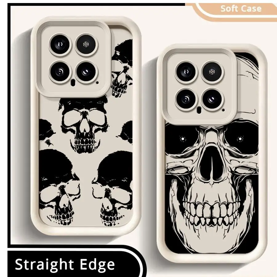 Skeleton Skull Soft Shell Phone Case